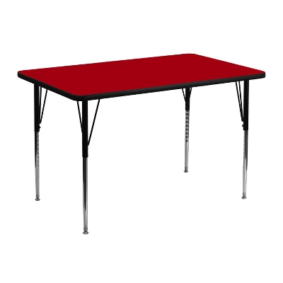 Emma And Oliver 30x48 Rectangle Laminate Adjustable Activity Table 12 Emma And Oliver 30x48 Rectangle Laminate Adjustable Activity Table - Image 10