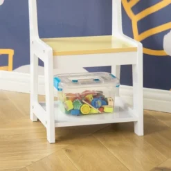 Qaba 3-in-1 Activity Table And Chair Set, Modern Kids Writing Desk Set, Bricks And Roads Style Table And Chair Set, 3pc Total, White 11 Qaba 3-in-1 Activity Table And Chair Set, Modern Kids Writing Desk Set, Bricks And Roads Style Table And Chair Set, 3pc Total, White -Children Furniture Store GUEST b9406ed9 95d1 469d b31a 5ceafd936f9c