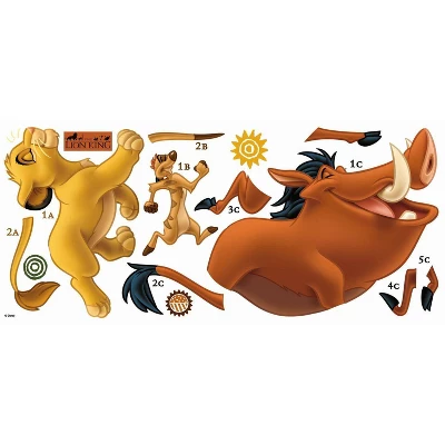 Roommates The Lion King Peel And Stick Giant Wall Decal 3 Roommates The Lion King Peel And Stick Giant Wall Decal