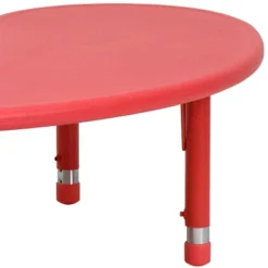 Flash Furniture 35"W X 65"L Half-Moon Plastic Height Adjustable Activity Table 19 Flash Furniture 35"W X 65"L Half-Moon Plastic Height Adjustable Activity Table -Children Furniture Store GUEST ba789946 f197 4a74 8ad9 a6f2fff957ec