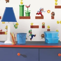 Nintendo Super Mario Peel And Stick Wallpaper - Roomates -Children Furniture Store GUEST bb16848a 83ba 463e 89db 689044f262c3