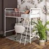 Twin Kaila Metal Loft Bed White - Room & Joy 2 Twin Kaila Metal Loft Bed White - Room & Joy -Children Furniture Store GUEST bd787b93 799b 4adc ad33 9f6ecea12c37