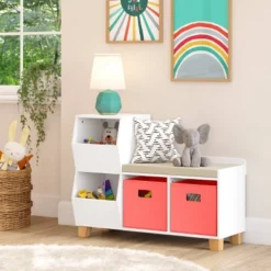 Kids' Catch-All Storage Bench White - RiverRidge Home 15 Kids' Catch-All Storage Bench White - RiverRidge Home -Children Furniture Store GUEST be10c56d 1d04 409f 8207 9a8eb6452acb