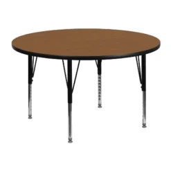Flash Furniture 48'' Round Thermal Laminate Activity Table - Height Adjustable Short Legs 9 Flash Furniture 48'' Round Thermal Laminate Activity Table - Height Adjustable Short Legs -Children Furniture Store GUEST bf41c4a7 daa3 468f b877 9766788fa78a
