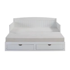 King Harmony Daybed With Conversion White - Alaterre Furniture 32 King Harmony Daybed With Conversion White - Alaterre Furniture -Children Furniture Store GUEST bf611da8 fab7 4ae6 a3ca 611f640f3e7c