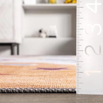 NuLOOM Leonie Outer Space Machine Washable Kids Area Rug 4 NuLOOM Leonie Outer Space Machine Washable Kids Area Rug - Image 2