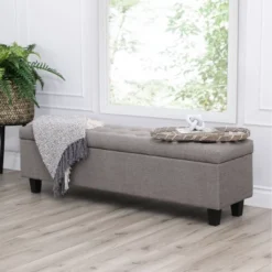 Ben Tufted Storage Ottoman - Abbyson Living