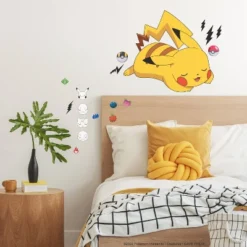 Pokemon Sleeping Pikachu Giant Peel And Stick Wall Decals - RoomMates -Children Furniture Store GUEST c0022eb3 292b 4a64 beba 96026cdf47b9