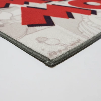 Disney Mickey Mouse Red Rug (4'6"x6'6") 3 Disney Mickey Mouse Red Rug (4'6"x6'6")