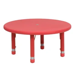 Flash Furniture 33" Round Plastic Height Adjustable Activity Table 22 Flash Furniture 33" Round Plastic Height Adjustable Activity Table -Children Furniture Store GUEST c2397513 2406 434a 9bfa a8bf5e142b7d