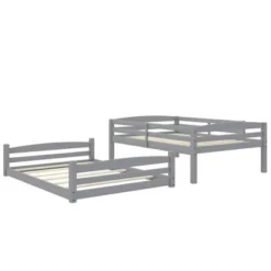 Full Over Full Alaina Floor Wood Bunk Bed - Room & Joy 24 Full Over Full Alaina Floor Wood Bunk Bed - Room & Joy -Children Furniture Store GUEST c24be05e f164 485e 808a c4d07721356f
