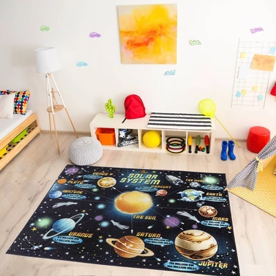 5'x7' Solar System Area Rug - Smithsonian 4 5'x7' Solar System Area Rug - Smithsonian - Image 2