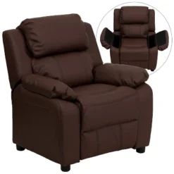 Flash Furniture Deluxe Padded Contemporary Kids Recliner With Storage Arms 38 Flash Furniture Deluxe Padded Contemporary Kids Recliner With Storage Arms -Children Furniture Store GUEST c3c889eb c115 438b a039 353c60c56b22