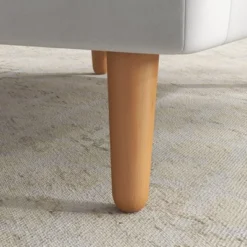 Qaba 2 Seater Kids Sofa, Cloud Shaped Children's Sofa For Nursery Playroom, With Soft Foam Padding, Anti-Tipping Design, For 2-5 Years, White -Children Furniture Store GUEST c3f3e6de 6a29 4ea2 a6ec 31fb2b1abef8