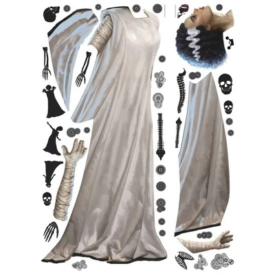 Classic Monsters Bride Of Frankenstein Giant Peel & Stick Wall Decals - RoomMates 3 Classic Monsters Bride Of Frankenstein Giant Peel & Stick Wall Decals - RoomMates