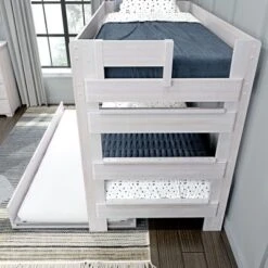 Max & Lily Farmhouse Twin Over Twin Bunk Bed With Trundle -Children Furniture Store GUEST c6e9ac97 3754 4062 87d3 c22d957a0863