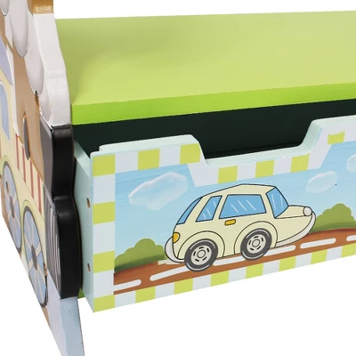 Cars Transportation Bookshelf - Fantasy Fields By Teamson Kids 7 Cars Transportation Bookshelf - Fantasy Fields By Teamson Kids - Image 5