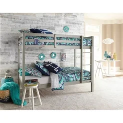 Kids' Twin Over Twin Caspian Bunk Bed With Hanging Nightstand Gray - Hillsdale Furniture 9 Kids' Twin Over Twin Caspian Bunk Bed With Hanging Nightstand Gray - Hillsdale Furniture -Children Furniture Store GUEST c78201df a1ec 412f b38b 7c9125b1ef74