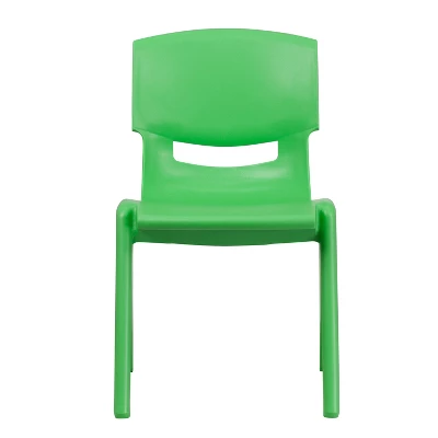 Emma And Oliver 2 Pack Plastic Stackable School Chair With 15.5"H Seat 10 Emma And Oliver 2 Pack Plastic Stackable School Chair With 15.5"H Seat - Image 8