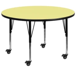 Flash Furniture Mobile 48'' Round Thermal Laminate Activity Table - Height Adjustable Short Legs 7 Flash Furniture Mobile 48'' Round Thermal Laminate Activity Table - Height Adjustable Short Legs -Children Furniture Store GUEST c93172bb 6c0e 483c 83b1 639aabc6fc88
