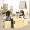 Costway 3 Piece Kids Wooden Table & Chair Set Children Multipurpose Homeschool Furniture 2 Costway 3 Piece Kids Wooden Table & Chair Set Children Multipurpose Homeschool Furniture -Children Furniture Store GUEST c9853385 95d6 4f0c a9ac 21bdf8a46c7e