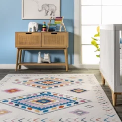 NuLOOM Marj Southwestern Kids Machine Washable Area Rug 17 NuLOOM Marj Southwestern Kids Machine Washable Area Rug -Children Furniture Store GUEST c989ef0d 259d 44ad 8bd2 8b550feac304