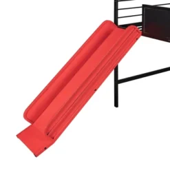 Twin Size Metal House Loft Bed With Slide And Two-Sided Writable Wooden Board-ModernLuxe 13 Twin Size Metal House Loft Bed With Slide And Two-Sided Writable Wooden Board-ModernLuxe -Children Furniture Store GUEST c9a449fd 0b50 41a9 9003 2a4a6ef6fa05