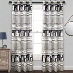52"x84" Set Of 2 Llama Striped Room Darkening Curtain Panels - Lush Décor 8 52"x84" Set Of 2 Llama Striped Room Darkening Curtain Panels - Lush Décor -Children Furniture Store GUEST ca3c2192 3564 4707 a033 1d82e2338e50