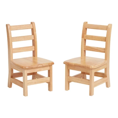 ECR4Kids Three Rung Ladderback Chair, Classroom Seating, Natural, 2-Pack 14 ECR4Kids Three Rung Ladderback Chair, Classroom Seating, Natural, 2-Pack - Image 12
