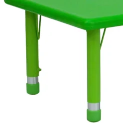 Emma And Oliver 24"W X 48"L Rectangular Plastic Height Adjustable Activity Table -Children Furniture Store GUEST cdbd923b da27 4354 9691 92de1683db68