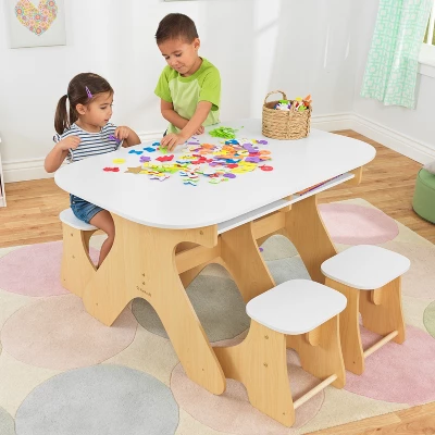 KidKraft Arches Expandable Table With Bench Set 3 KidKraft Arches Expandable Table With Bench Set