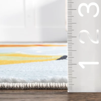 NuLOOM Annelie Balloon Machine Washable Kids Area Rug 4 NuLOOM Annelie Balloon Machine Washable Kids Area Rug - Image 2