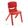 ECR4Kids 12 Inch Plastic Stackable Classroom Stack Chairs, Indoor/Outdoor For Kids-10pk -Children Furniture Store GUEST ceb1f9e3 e7d7 4c47 9cdc add7e761afa9