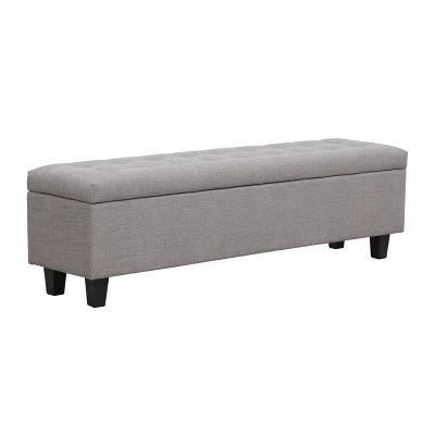 Ben Tufted Storage Ottoman - Abbyson Living 10 Ben Tufted Storage Ottoman - Abbyson Living - Image 8
