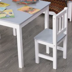 Qaba Kids Table And Chair Set For Arts, Meals, Lightweight Wooden Homework Activity Center, Toddlers Age 3+, Gray 11 Qaba Kids Table And Chair Set For Arts, Meals, Lightweight Wooden Homework Activity Center, Toddlers Age 3+, Gray -Children Furniture Store GUEST d0bf6846 6423 45bd 8263 00ff71754f08