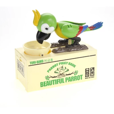 Ready! Set! Play! Link Parrot Bird Coin Saving Bank, Money Box For Girls & Boys 11 Ready! Set! Play! Link Parrot Bird Coin Saving Bank, Money Box For Girls & Boys - Image 9