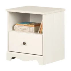 Lyara 1 Drawer Nightstand White Wash - South Shore 25 Lyara 1 Drawer Nightstand White Wash - South Shore -Children Furniture Store GUEST d353886b 1538 46ad a659 f3c2f28bf261