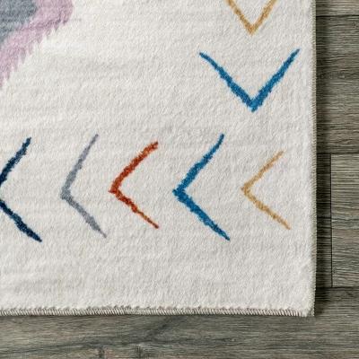 NuLOOM Marj Southwestern Kids Machine Washable Area Rug 6 NuLOOM Marj Southwestern Kids Machine Washable Area Rug - Image 4