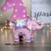 Northlight 5.75" Children's Pink Elephant With Monkey Coin Bank -Children Furniture Store GUEST d83fc592 e074 4868 b57b 49ad609044ad