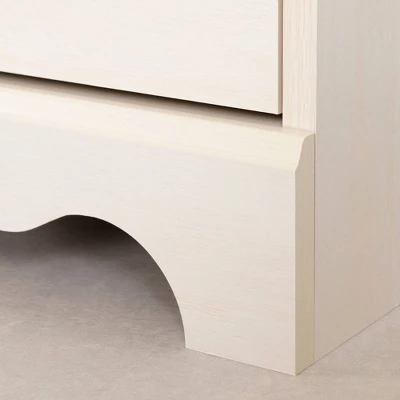 Lyara 1 Drawer Nightstand White Wash - South Shore 11 Lyara 1 Drawer Nightstand White Wash - South Shore - Image 9