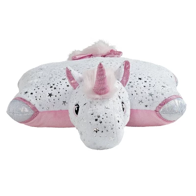 Glittery White Unicorn Plush - Pillow Pets 3 Glittery White Unicorn Plush - Pillow Pets