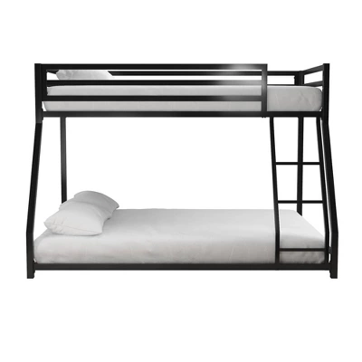 Twin/Full Max Metal Bunk Bed Black - Room & Joy 7 Twin/Full Max Metal Bunk Bed Black - Room & Joy - Image 5