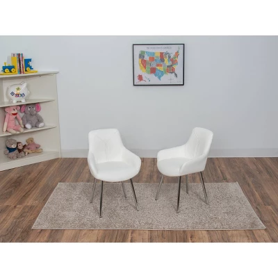 Kids' Modern Upholstered Chair Set - Gift Mark 3 Kids' Modern Upholstered Chair Set - Gift Mark