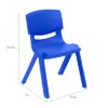 ECR4Kids Plastic School Stack Chair For Indoors And Outdoors, 12in Seat Height, 4-Pack 2 ECR4Kids Plastic School Stack Chair For Indoors And Outdoors, 12in Seat Height, 4-Pack -Children Furniture Store GUEST dc91ccfa 02df 4da4 b67e 7ce2426784c5