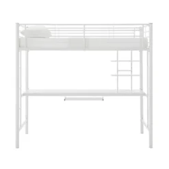Full Analise Metal Loft Bed With Wood Desk - Saracina Home 17 Full Analise Metal Loft Bed With Wood Desk - Saracina Home -Children Furniture Store GUEST de1c8205 7f55 43ae 9d6a 8f54141f4fdd