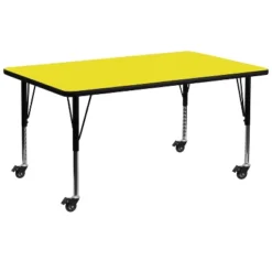 Flash Furniture Mobile 30''W X 72''L Rectangular HP Laminate Activity Table - Height Adjustable Short Legs 7 Flash Furniture Mobile 30''W X 72''L Rectangular HP Laminate Activity Table - Height Adjustable Short Legs -Children Furniture Store GUEST deb7b5c9 c89d 4656 a32e 922ed4cbc377 1