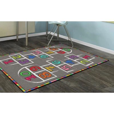 Flagship Carpets Hopscotch Rainbow Numbers Children's Area Rug, 3' X 5' 3 Flagship Carpets Hopscotch Rainbow Numbers Children's Area Rug, 3' X 5'