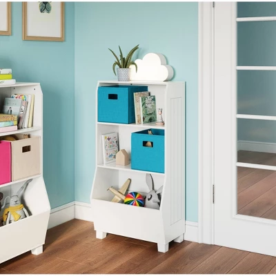 23" Kids' Bookcase With Toy Organizer - RiverRidge Home 3 23" Kids' Bookcase With Toy Organizer - RiverRidge Home