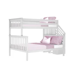 Max & Lily Twin Over Full Staircase Bunk Bed 14 Max & Lily Twin Over Full Staircase Bunk Bed -Children Furniture Store GUEST e1655a55 cebf 42e3 8597 fa8e8c2dc154