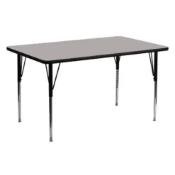 Emma And Oliver 24x60 Rectangle HP Laminate Adjustable Activity Table -Children Furniture Store GUEST e17b79eb febd 418f b8e7 1d10d77688ce